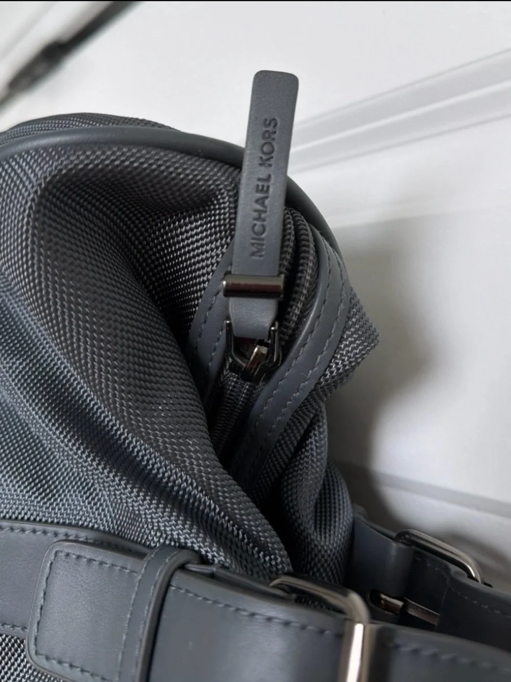Michael Kors Gray Travel Bag with Handles